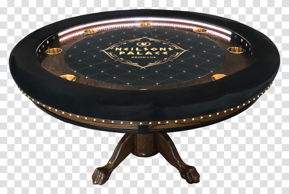Poker Table Poker Table, Furniture, Coffee Table, Tabletop Transparent Png