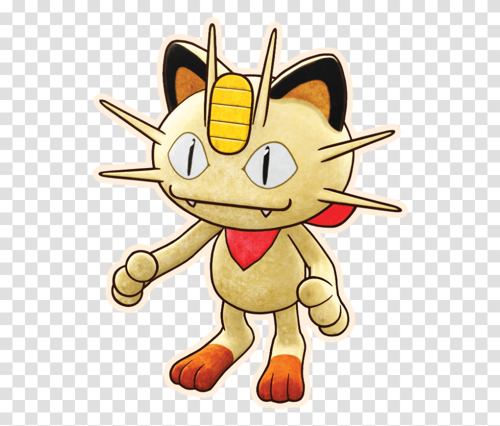 Pokmon Mystery Dungeon Rescue Team Dx Pokemon Mystery Dungeon Meowth, Plush, Toy, Animal, Elf Transparent Png