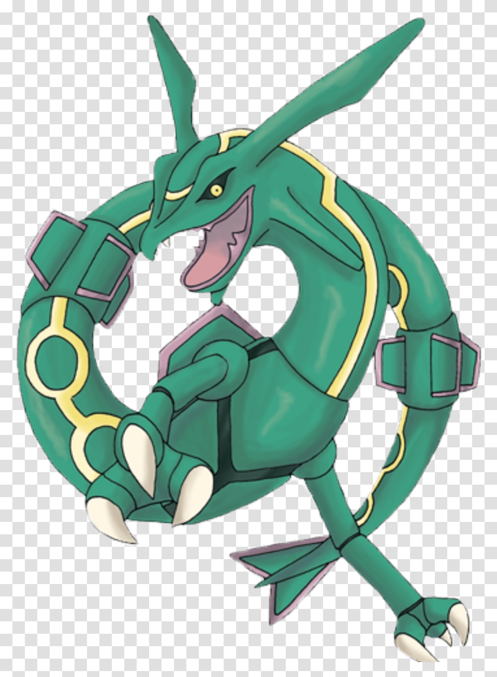 Pokmon Rayquaza Rayquaza Pokemon Background, Dragon, Amphibian, Wildlife, Animal Transparent Png