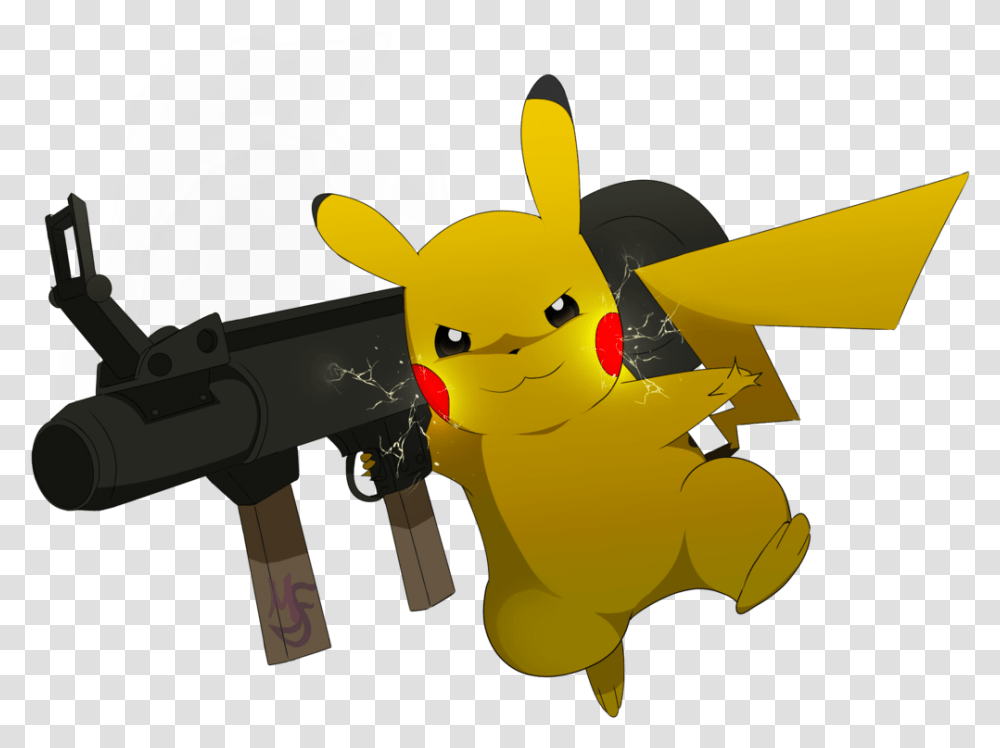 Pokmon Red And Blue Pokmon X And Y Pikachu Jessie Pikachu With A Rocket Launcher, Weapon, Weaponry, Gun, Toy Transparent Png