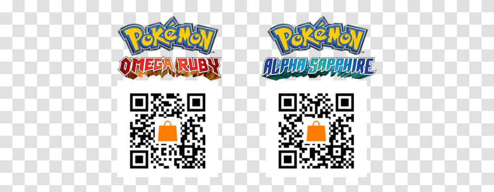 Pokmon Software Update V1 Pokemon Omega Ruby Alpha Sapphire Logo, QR Code, Flyer, Poster, Paper Transparent Png