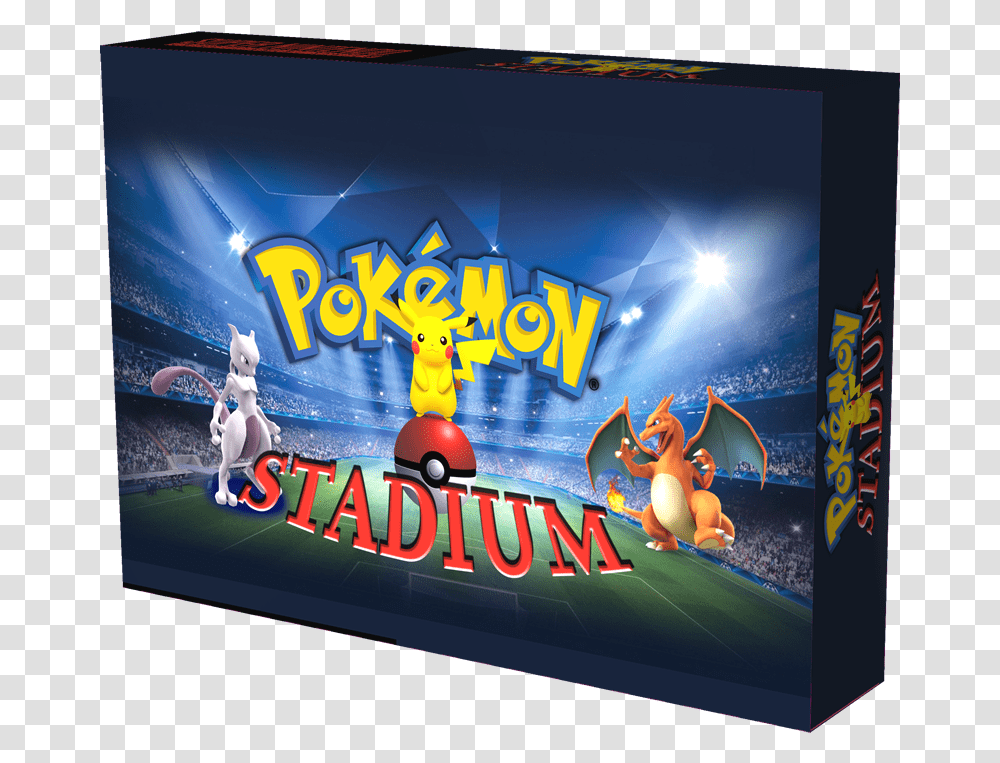 Pokmon Stadium In Box Pokemon, Advertisement, Poster, Text, Person Transparent Png