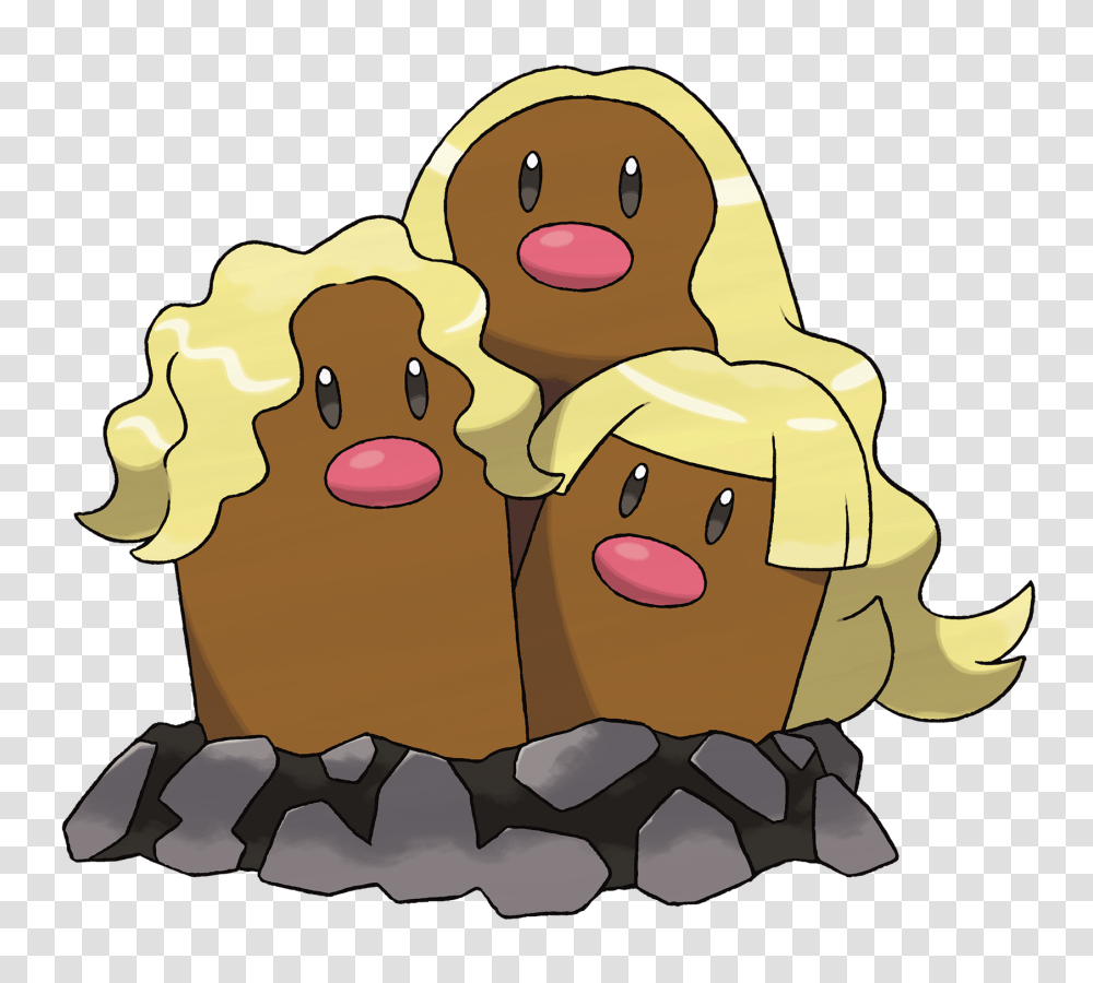Pokmon Sun And Moon Somehow Make Dugtrio More Ridiculous Pokemon Dugtrio Alola, Sweets, Food, Outdoors, Nature Transparent Png