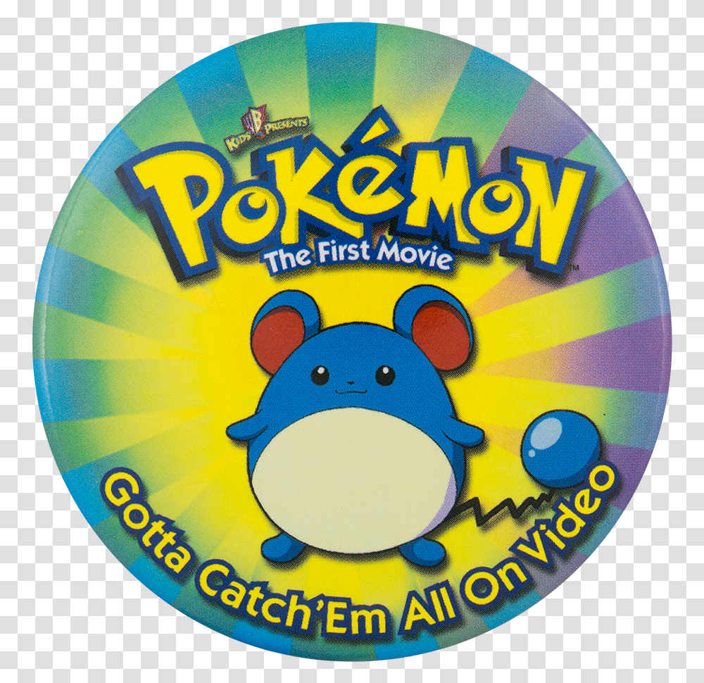 Pokmon The First Movie Entertainment Button Museum Ash Alola Toy Pokemon, Logo, Trademark, Badge Transparent Png
