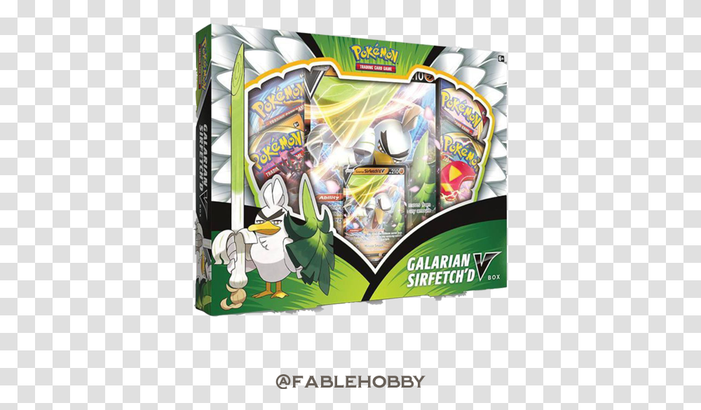Pokmon - Fable Hobby Sirfetch D Pokemon Card, Advertisement, Poster, Flyer, Paper Transparent Png
