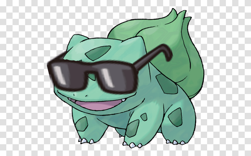 Pokmon Wearing Sunglasses Pokemon Bulbasaur, Helmet, Accessories, Goggles, Drawing Transparent Png