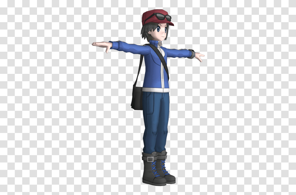 Pokmon X Y Calem Npc The Models Resource Pokemon X And Y Models, Person, Clothing, Face, Female Transparent Png