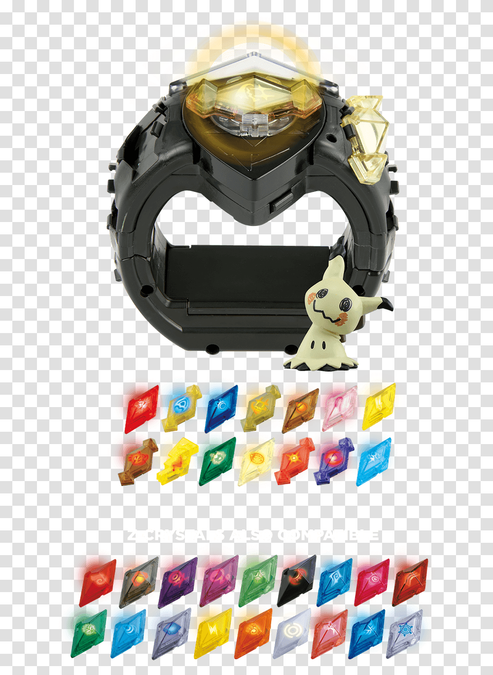 Pokmon Z Ring Pokemon Z Ring And Crystals, Helmet, Clothing, Apparel, Robot Transparent Png