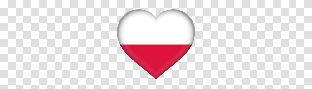 Poland Flag Image, Balloon, Heart, Plectrum Transparent Png