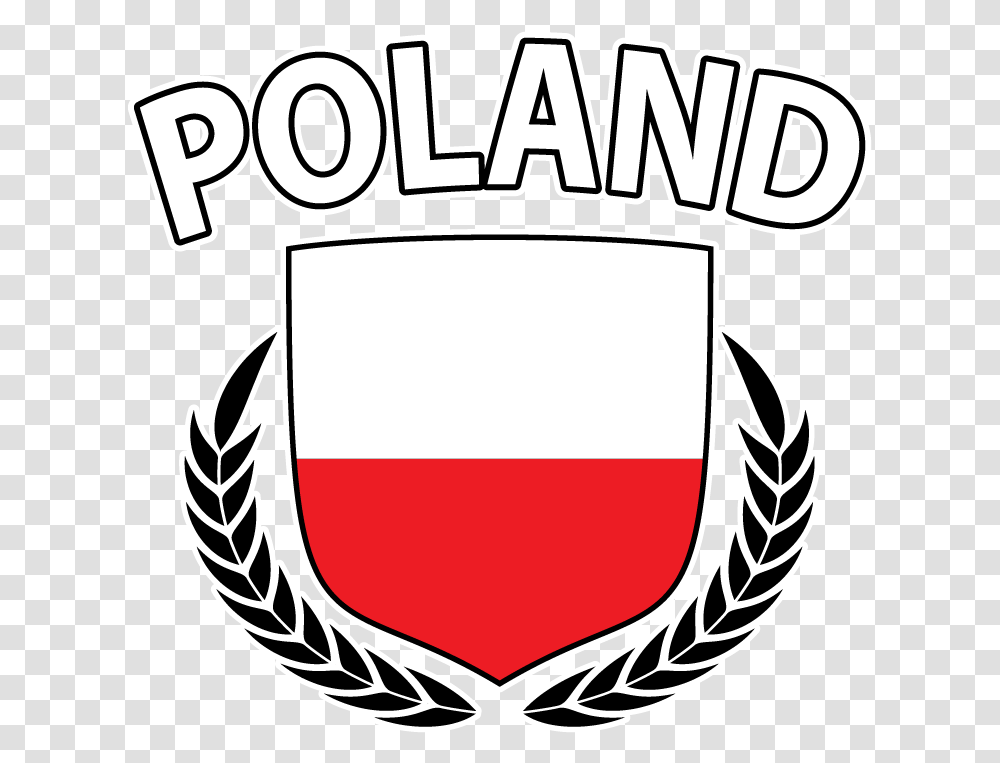 Poland Flag Polish Polska Bicolor New Men Coppershot Soundcloud, Emblem, Armor, Plant Transparent Png