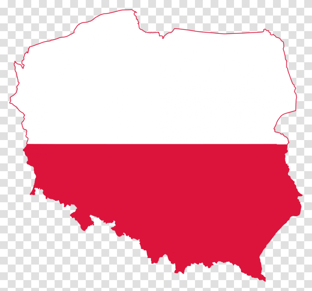 Poland Map With Flag, Person, Human, Stain, Hand Transparent Png