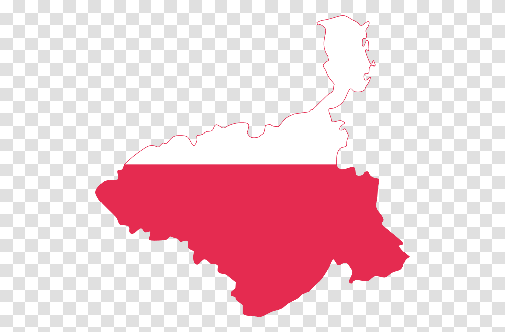 Poland Map With Flag, Plot, Outdoors, Nature, Water Transparent Png