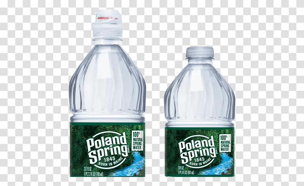 Poland Spring Brand 100 Natural Water Born In Maine Poland Spring Water Bottle, Mineral Water, Beverage, Drink, Beer Transparent Png