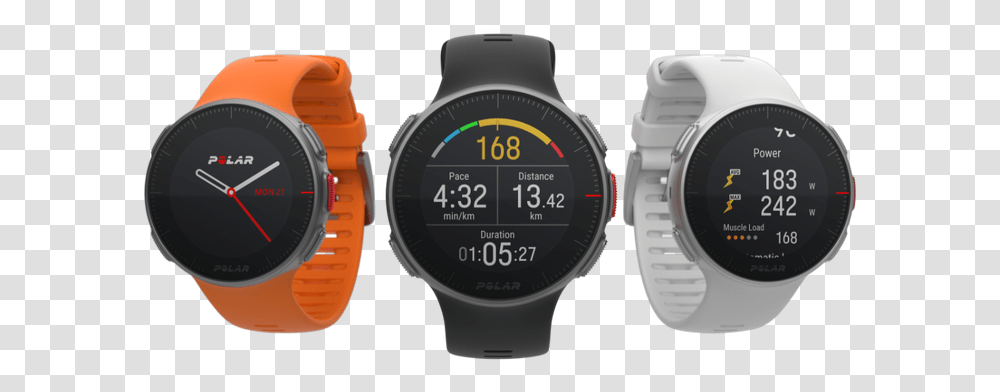 Polar Announces Vantage V And M Multisport Watches Polar Watch New, Wristwatch, Digital Watch Transparent Png