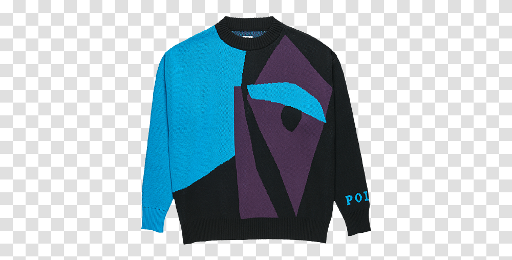 Polar Art Knit Sweater Selfie Black Preview Polar Skate Co Selfie Knit Sweater Black, Apparel, Sleeve, Long Sleeve Transparent Png