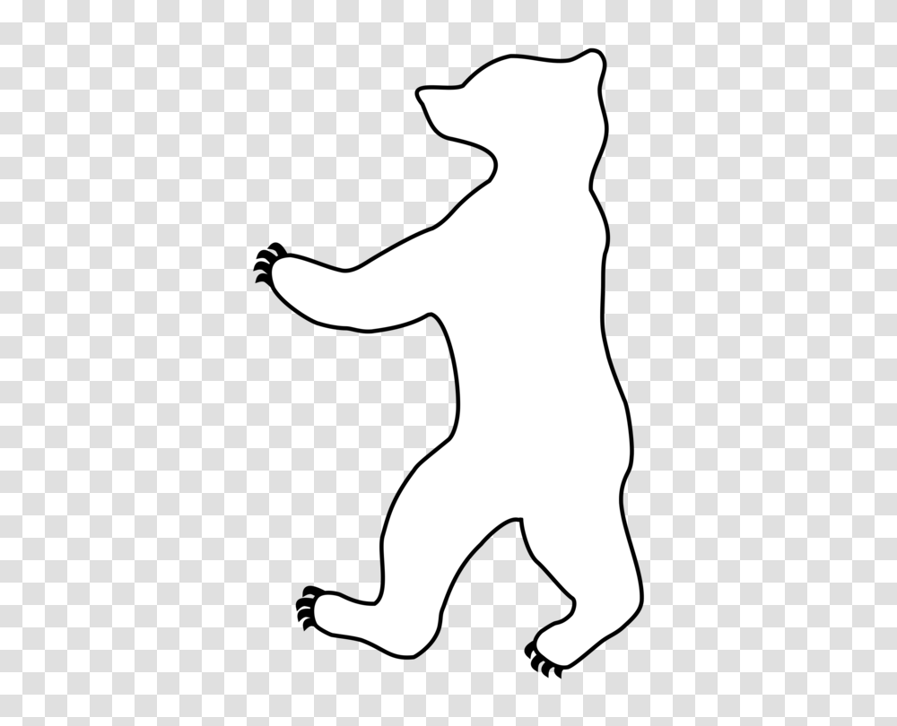 Polar Bear Carnivores Claw Teddy Bear, Silhouette, Stencil, Person, Human Transparent Png