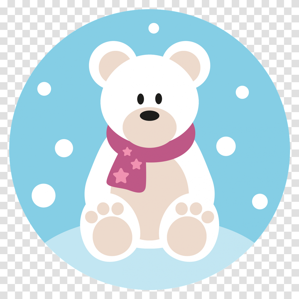 Polar Bear Christmas Free Vector Graphic On Pixabay Bear Cartoon Snow, Snowman, Winter, Outdoors, Nature Transparent Png