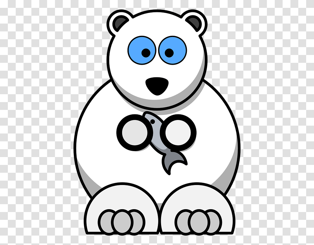 Polar Bear Clipart Blue Clip Art Cartoon Polar Bear, Astronaut, Snowman, Winter, Outdoors Transparent Png