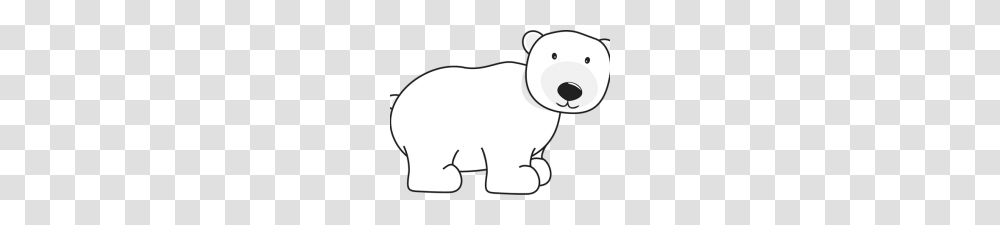 Polar Bear Clipart Free School Clipart, Wildlife, Animal, Mammal, Stencil Transparent Png