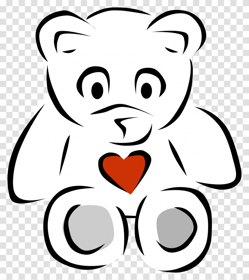 Polar Bear Clipart Teddy Bear, Drawing, Stencil, Snowman, Winter Transparent Png