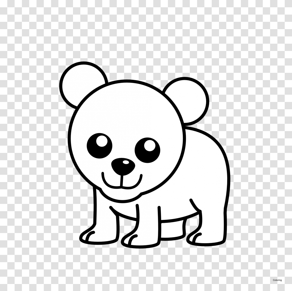 Polar Bear Cute Clipart, Mammal, Animal, Logo, Trademark Transparent Png