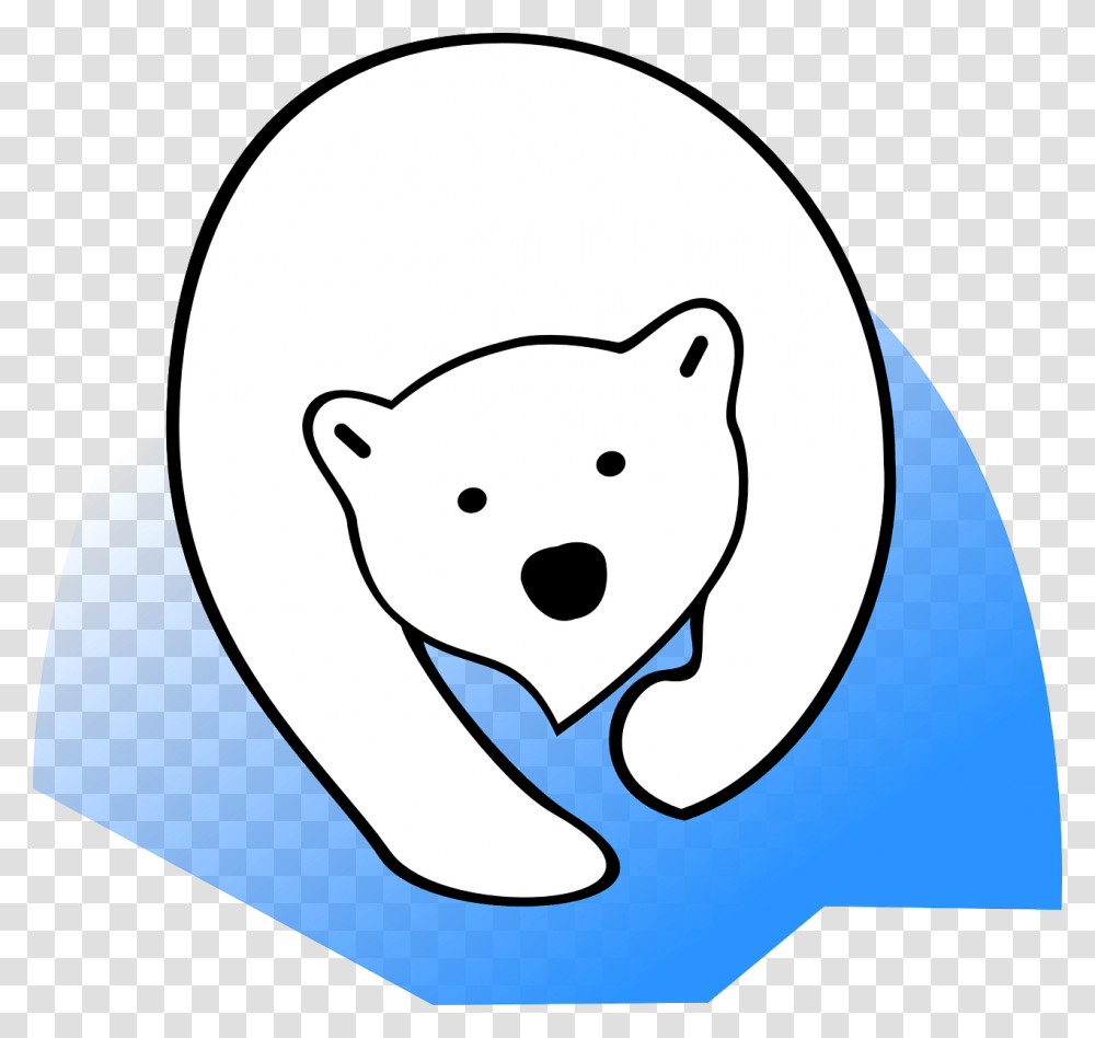 Polar Bear Face Clip Art, Mammal, Animal, Outdoors, Toilet Transparent Png