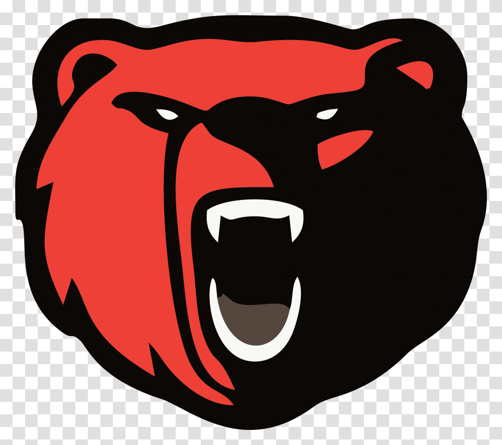 Polar Bear Logo American Black Bear Chicago Bears Black Bear Logo, Mouth, Lip, Teeth Transparent Png