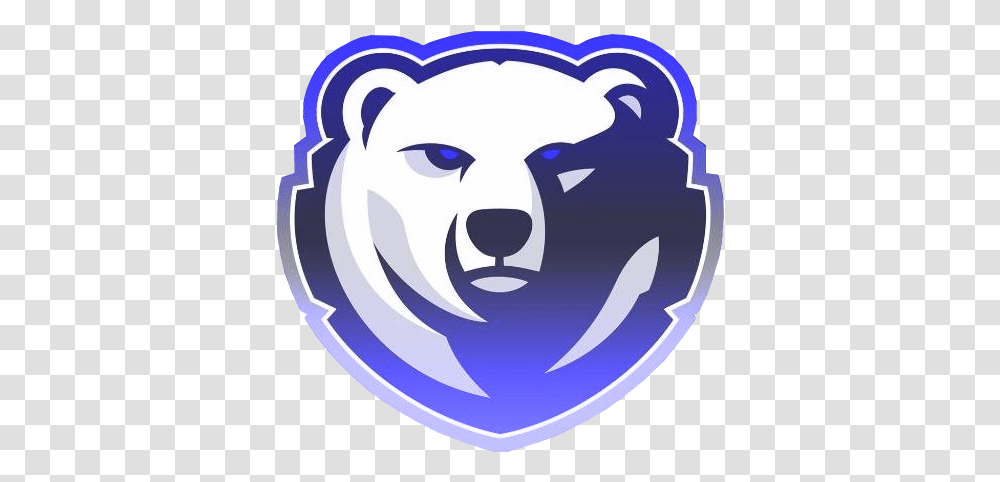 Polar Bear Logo Cool Gaming Logos, Label, Text, Graphics, Art Transparent Png