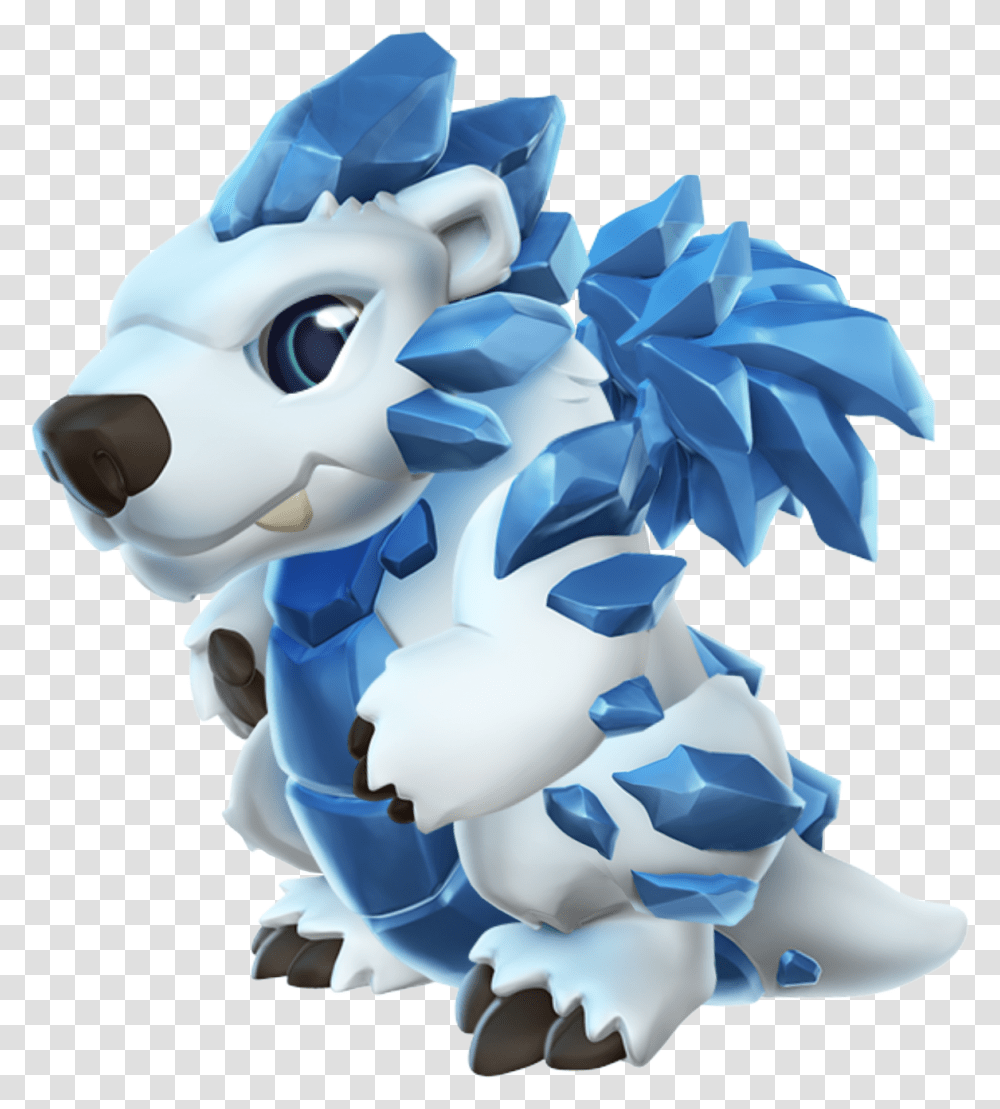 Polar Bear On Ice Clipart Dragon Mania Legend Ice Dragon, Toy, Tree, Floral Design Transparent Png