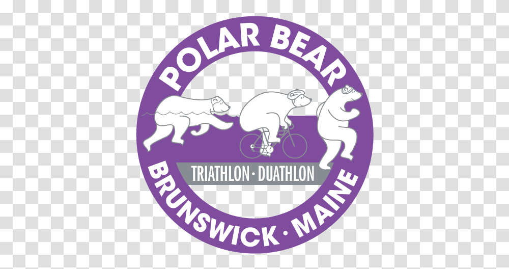Polar Bear Triathlon And Duathlon 2020 Mill Middle School, Animal, Text, Label, Bird Transparent Png
