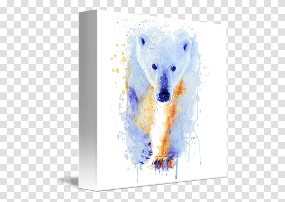 Polar Bear Watercolor, Mammal, Animal, Wildlife Transparent Png