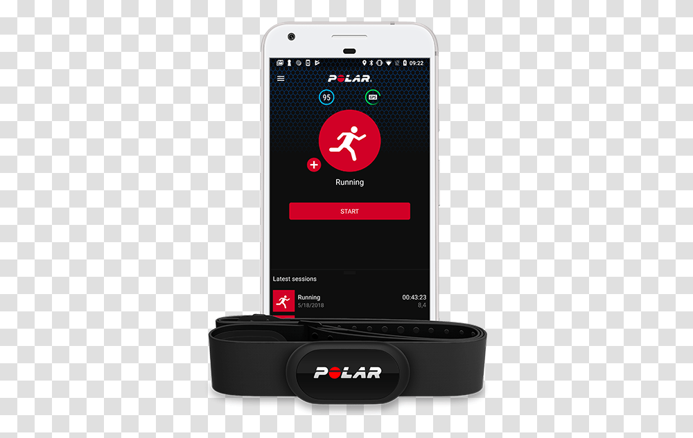 Polar Beat Heart Rate Training App Now Offers Free Polar App Heart Rate Monitor, Mobile Phone, Electronics, Cell Phone Transparent Png
