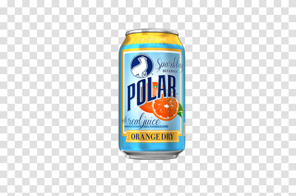 Polar Orange Dry Soda 12 Oz Cans Polar Diet Pink Grapefruit Dry, Beverage, Drink, Juice, Tin Transparent Png