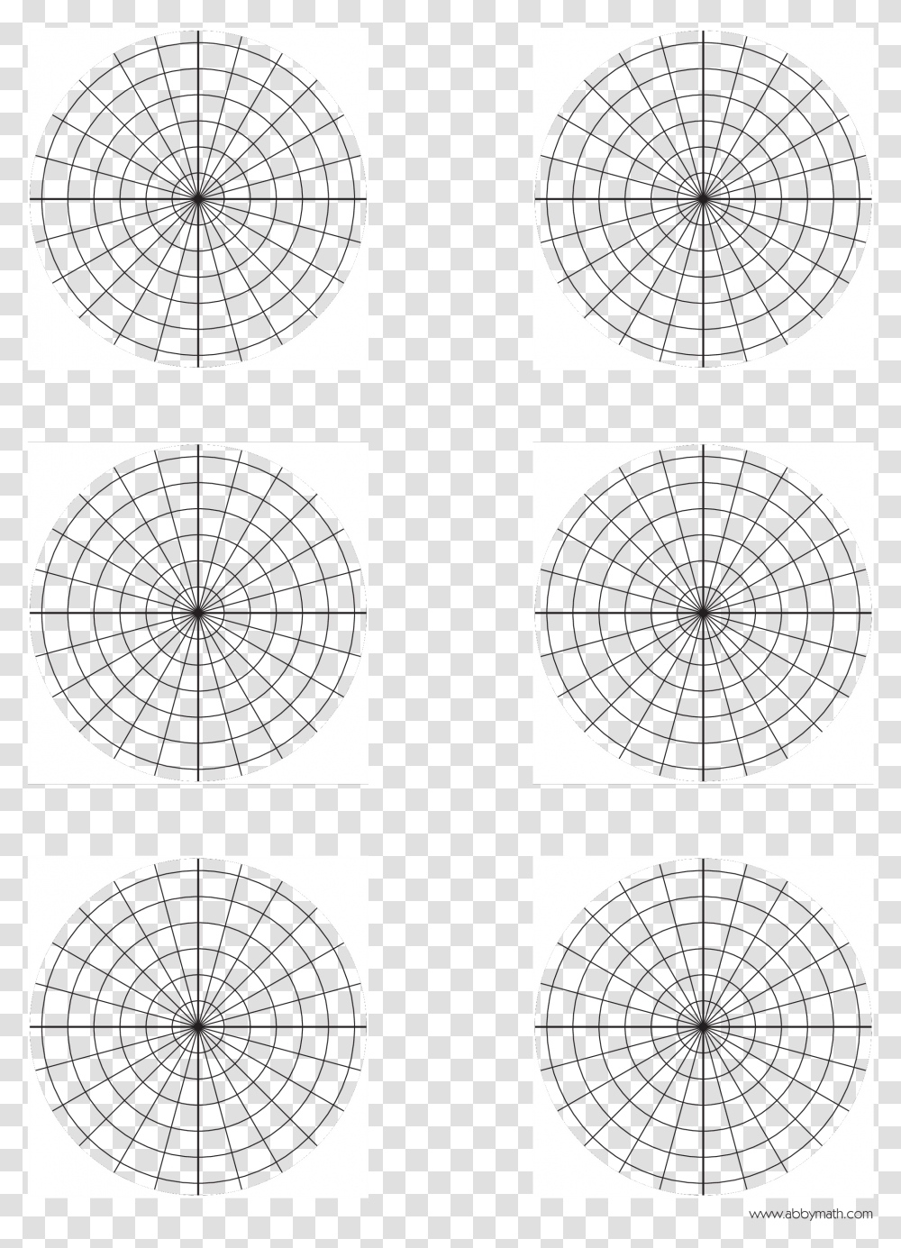 Polar Plane Graph Paper Main Image Circle, Silhouette, Collage, Poster, Advertisement Transparent Png