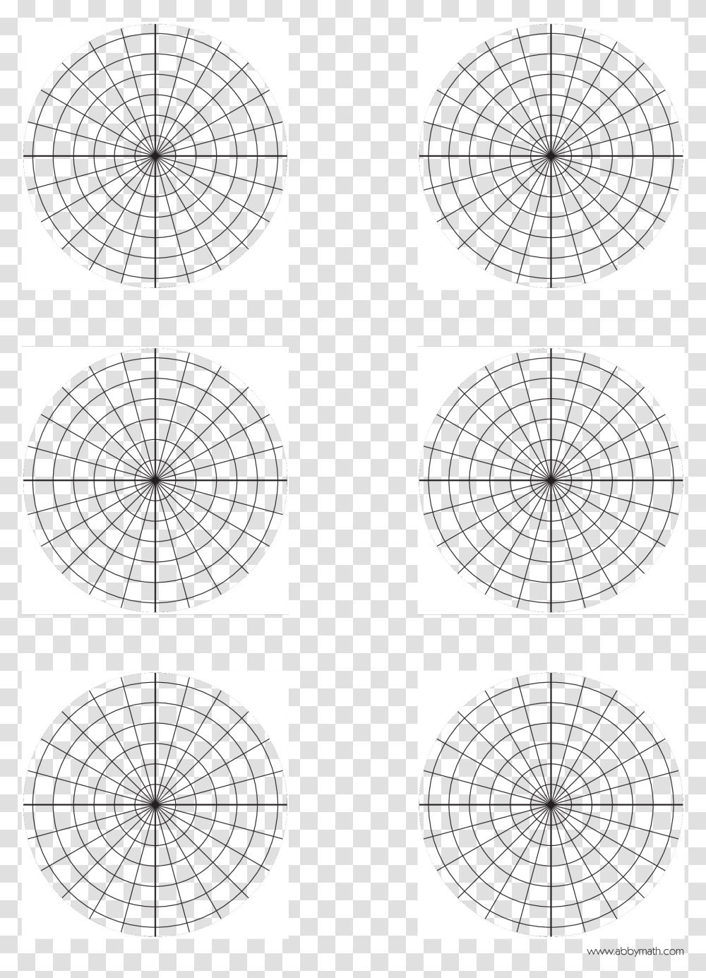 Polar Plane Graph Paper Main Image Circle, Silhouette, Collage, Poster, Advertisement Transparent Png