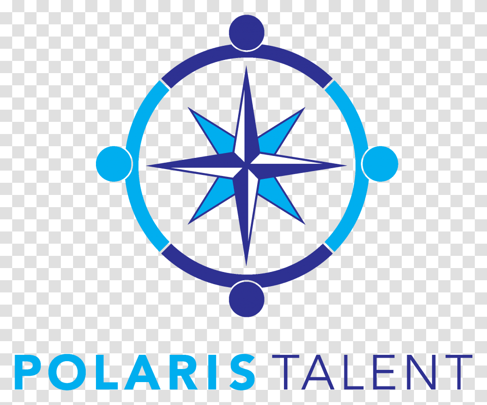 Polaris Talent Inc Logo Magnifying Glass Clipart, Compass, Clock Tower, Architecture, Building Transparent Png