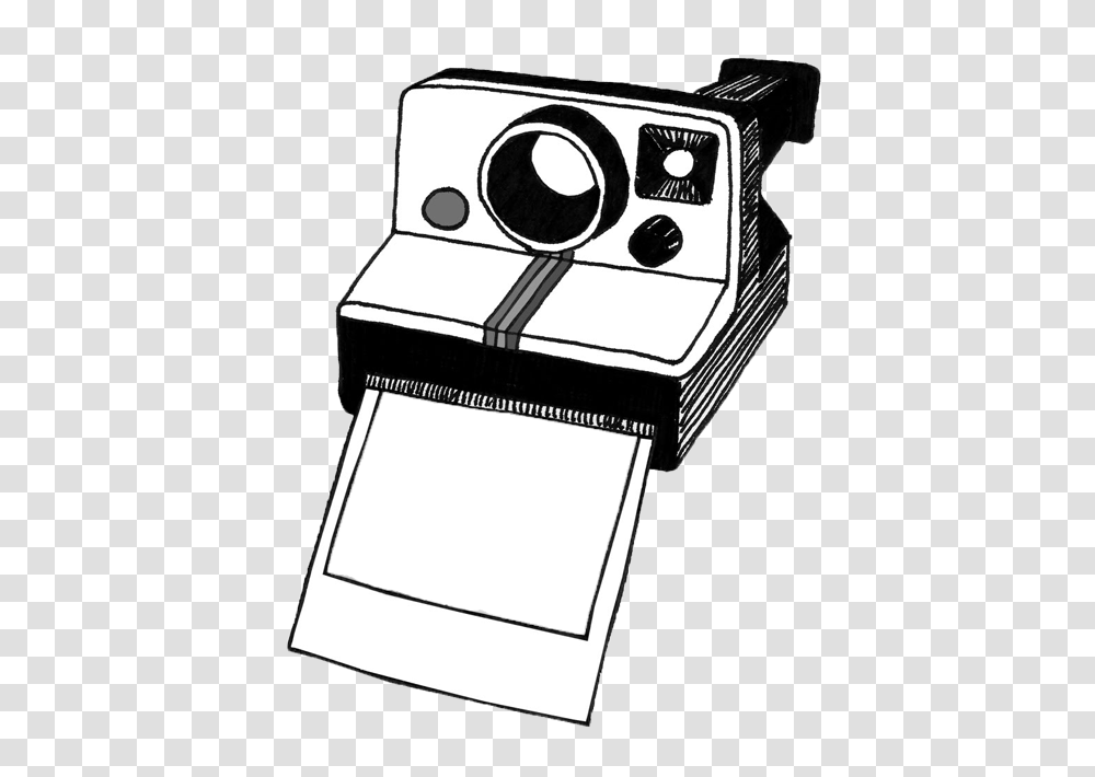 Polaroid Camera Clipart Black And White Clip Art Images, Electronics, Paper, Interior Design Transparent Png