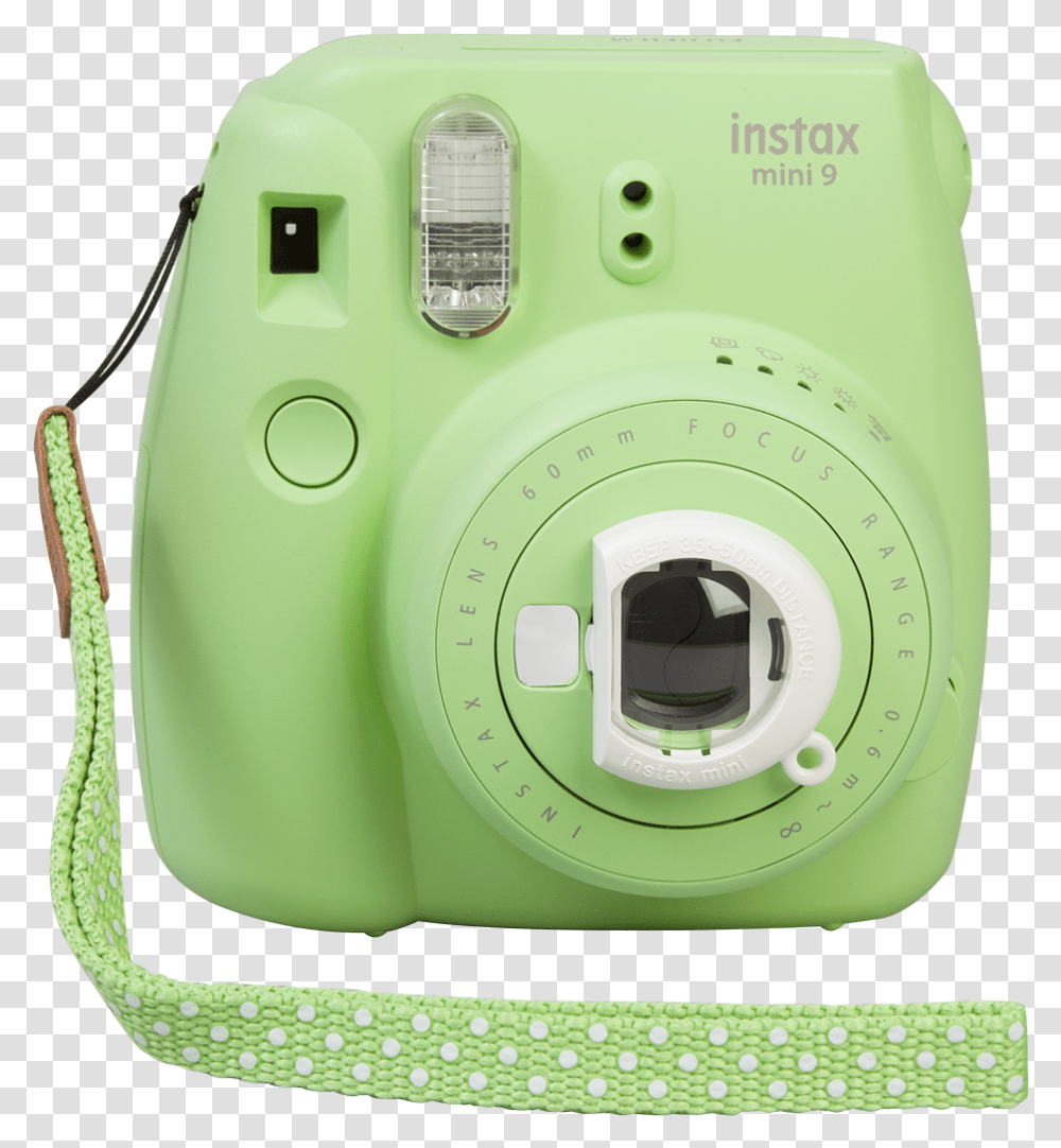 Polaroid Camera Clipart Instax Mini 9 Lime Green, Electronics, Digital Camera Transparent Png