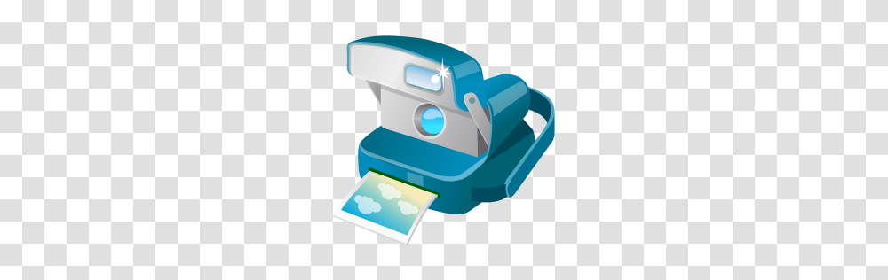 Polaroid Camera Icon Summer Blue Iconset Dapino, Machine, Printer Transparent Png