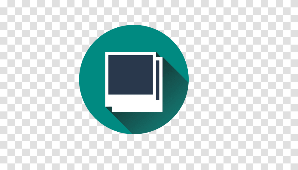 Polaroid Circle Icon, Electronics, Screen, Monitor Transparent Png