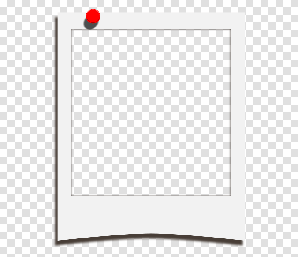 Polaroid Frame With Pin, Electronics, Rug, Screen, Monitor Transparent Png