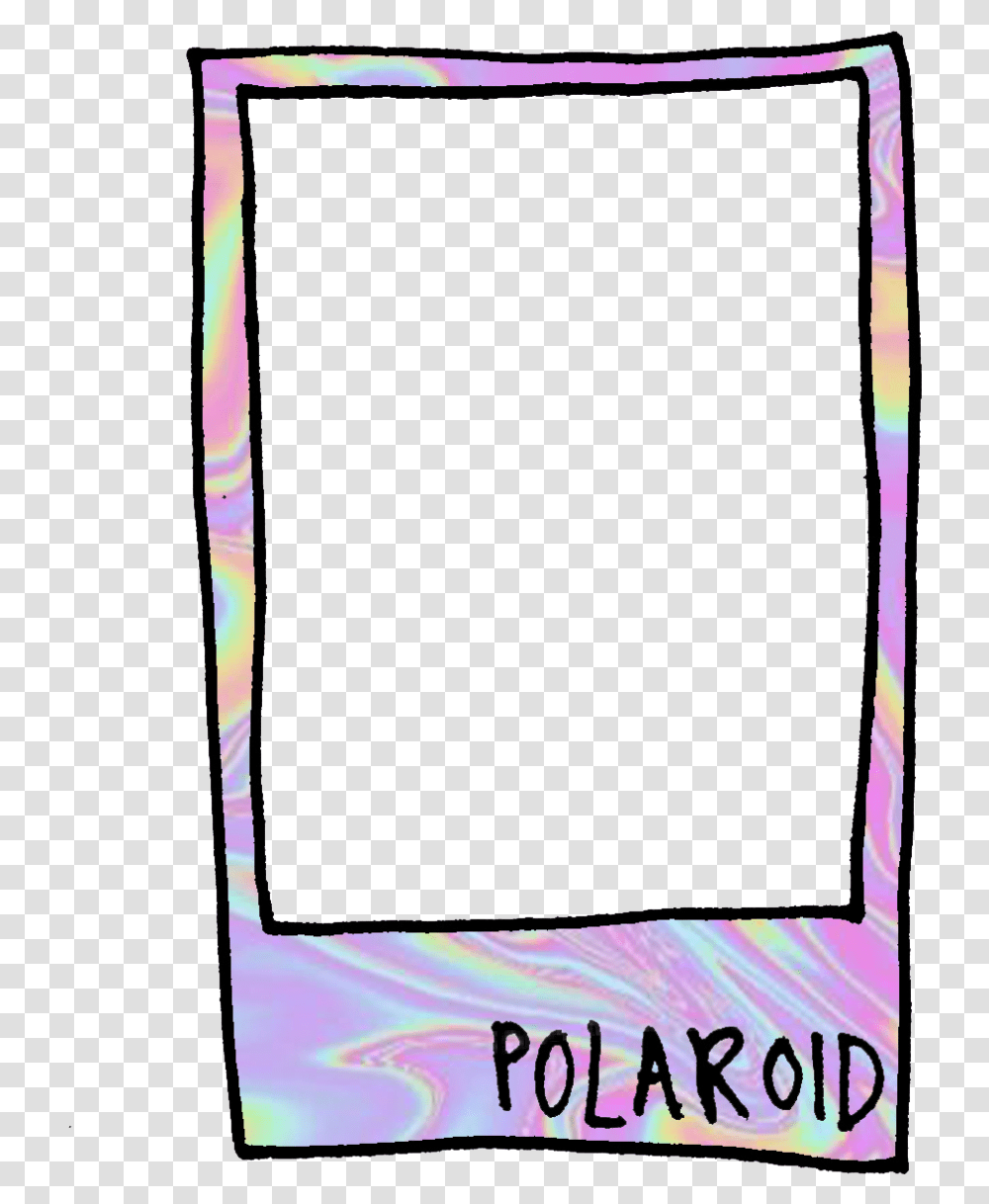Polaroid Holographic Holo Sticker Freetoedit, Screen, Electronics, Apparel Transparent Png