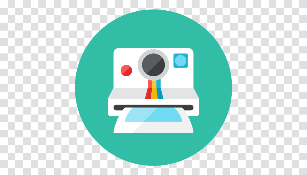 Polaroid Icon Kameleon Iconset Webalys Filter Mono Instagram, Appliance, Sewing, Text, Electronics Transparent Png
