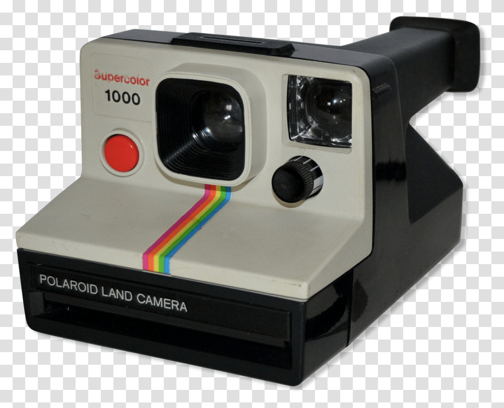 Polaroid Land Camera Camera Supercolor Polaroid Supercolor, Electronics, Digital Camera, Video Camera Transparent Png