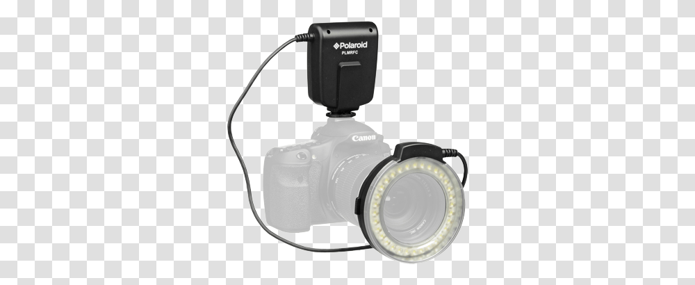 Polaroid Macro Led Ring Flash For Canon, Camera, Electronics, Strap, Digital Camera Transparent Png