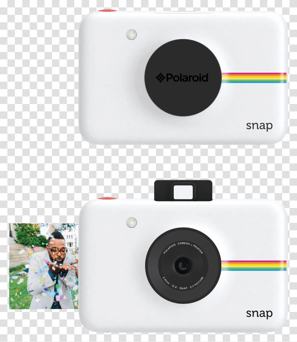 Polaroid Snap, Camera, Electronics, Person, Human Transparent Png