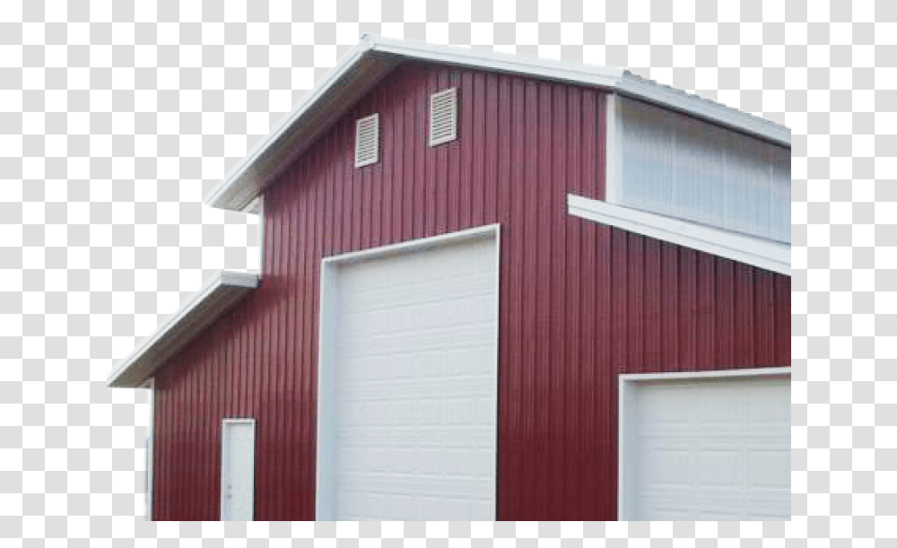 Pole Building Framing, Garage, Outdoors, Nature, Siding Transparent Png
