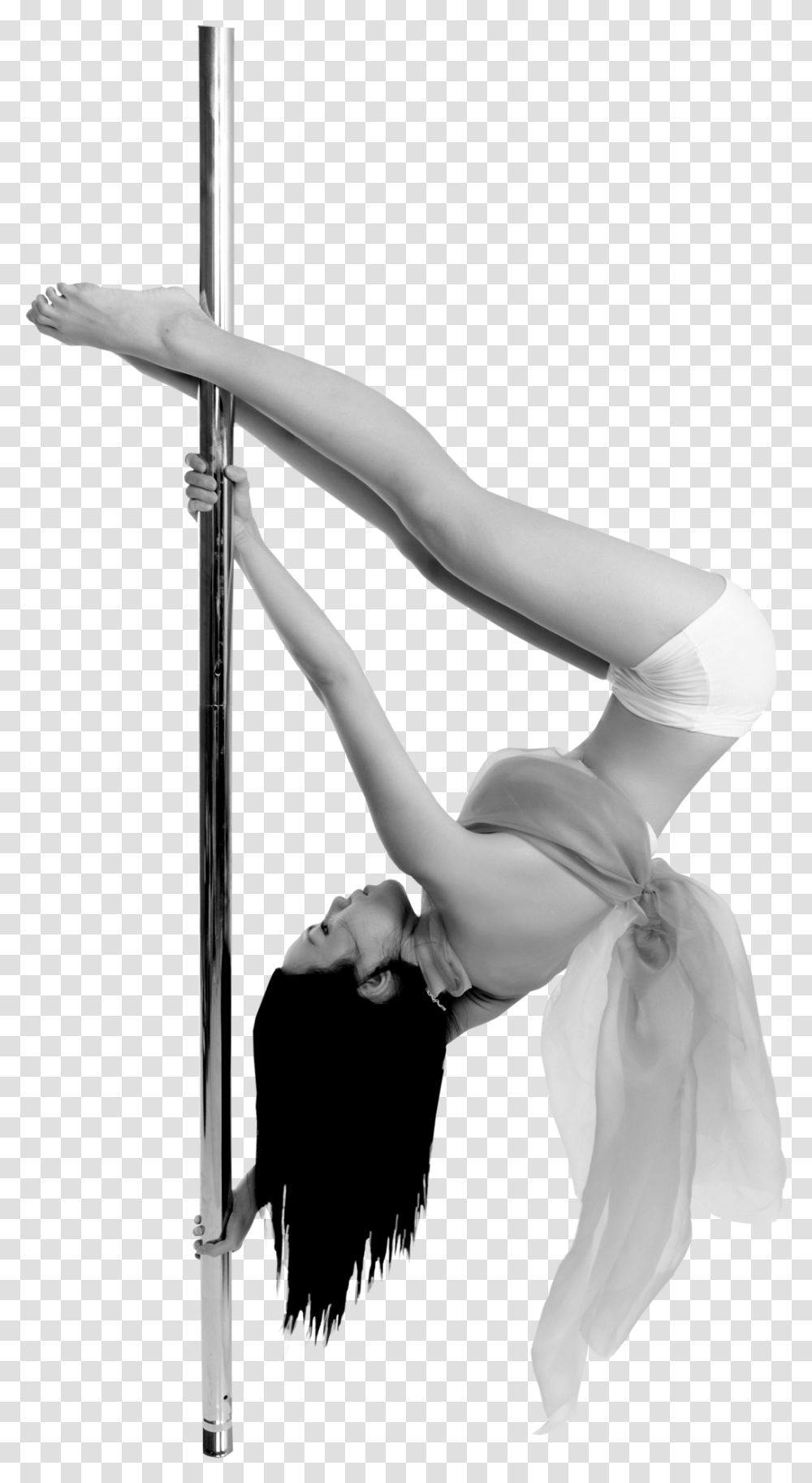 Pole Dance, Person, Human, Acrobatic, Bow Transparent Png