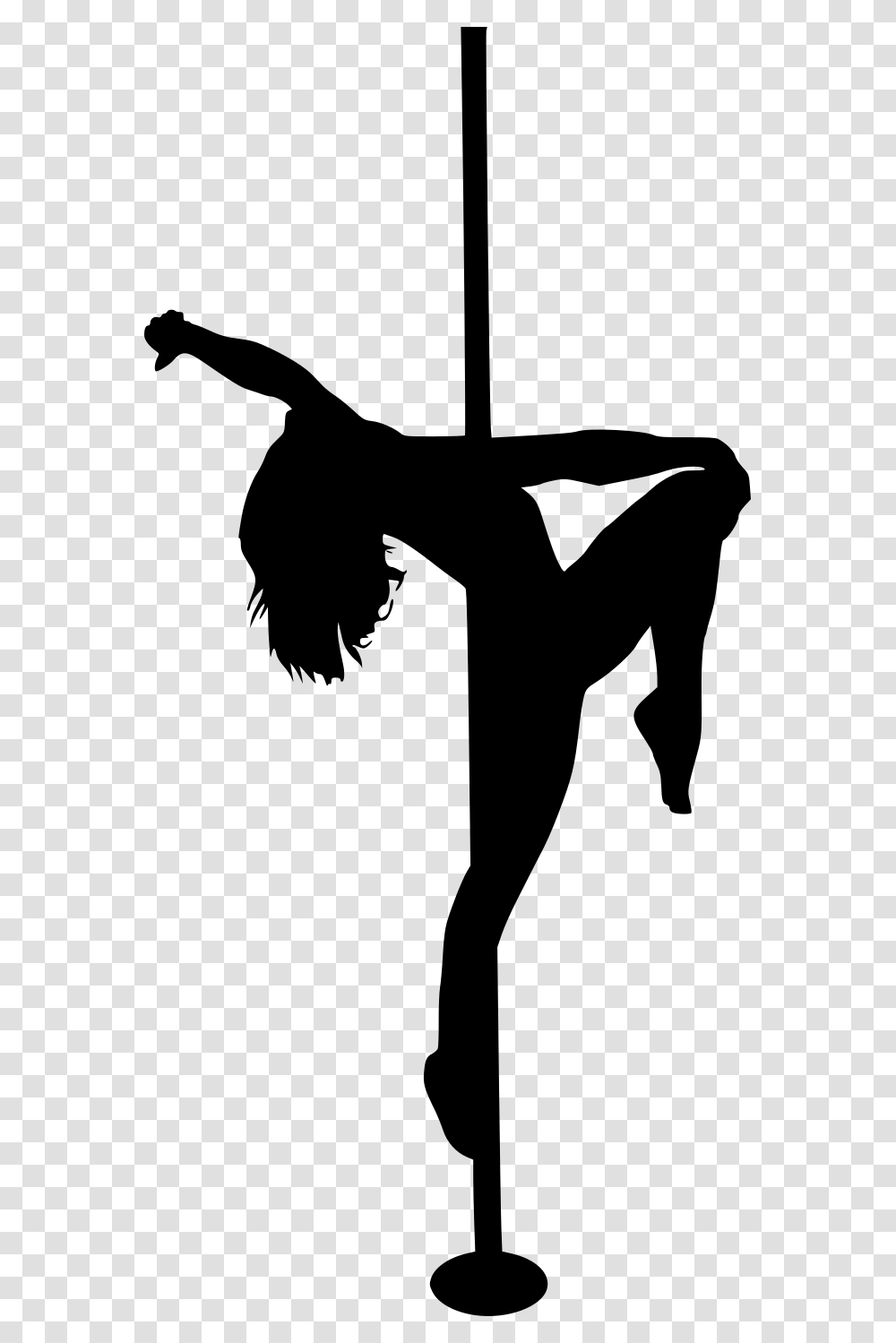 Pole Dance Silhouette, Gray, World Of Warcraft Transparent Png