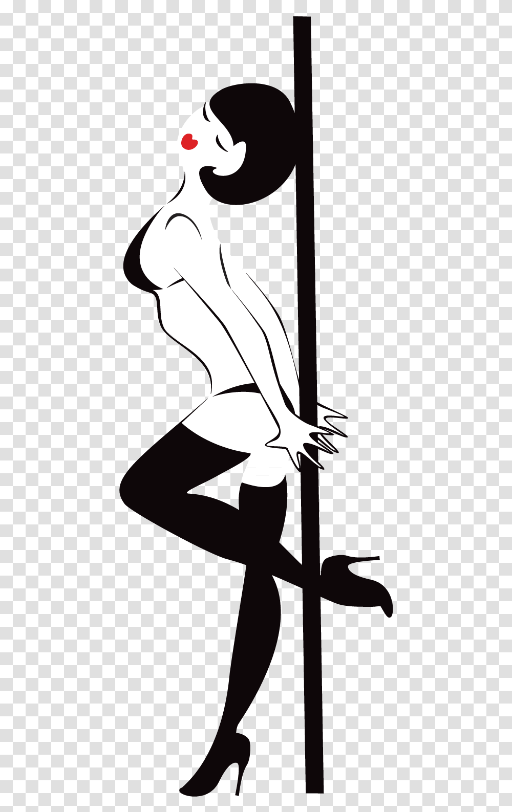 Pole Dance Silhouette Pole Dance Clipart, Person, Arm, Female, Stencil Transparent Png